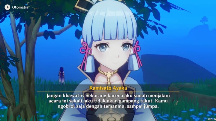 Uji nyali bersama Ayaka, malah ketemu Ei - Genshin Impact