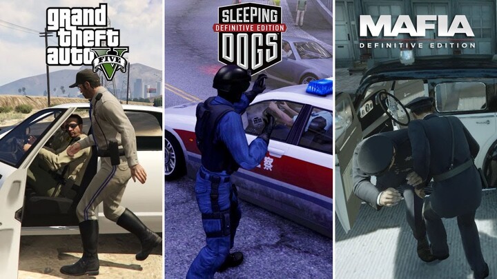 APA YG TERJADI JIKA CURI MOBIL POLISI PAKAI BAJU POLISI ? (8 GAME OPENWORLD)