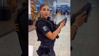 So beautiful Police Officer in Czech Republic❤️
