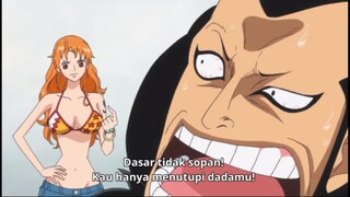 sanji ngamuk, ada yg ngintip ayangnya