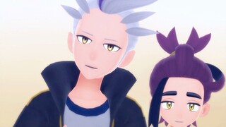 [Pokémon Zhuzi MMD] Former champion trapped in the voice-controlled elevator of Blueberry Academy