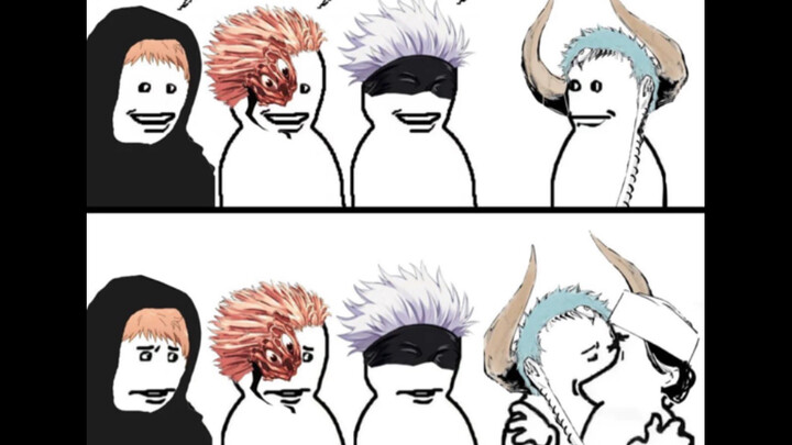 [ Jujutsu Kaisen ] Apart from Dabura, the strongest ones are all lonely souls n