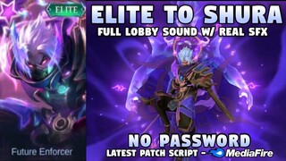 Hayabusa Elite To Shura Skin Script No Password | Hayabusa 11.11 Skin Script | Mobile Legends