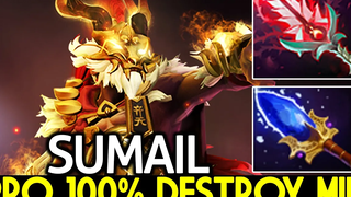 SUMAIL Monkey King ทำให้ฮีโร่ตัวนี้ดู Imba 100% ทำลาย Mid Dota 2