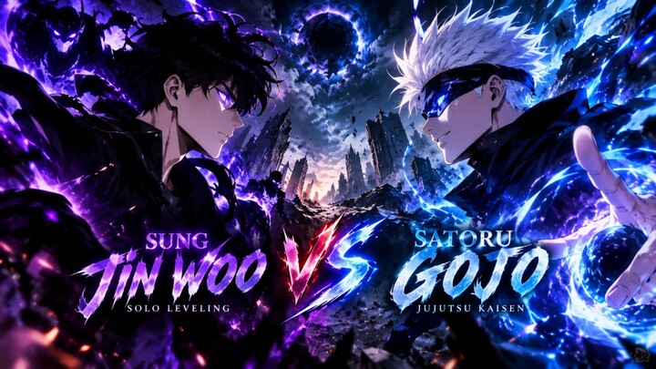 DUA MONSTER ANIME BERTEMU! ⚡ SUNG JIN-WOO VS GOJO SATORU