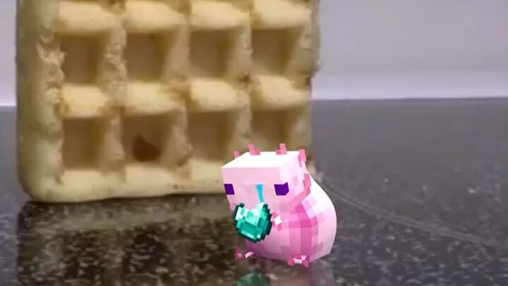 The world Waffle fall over