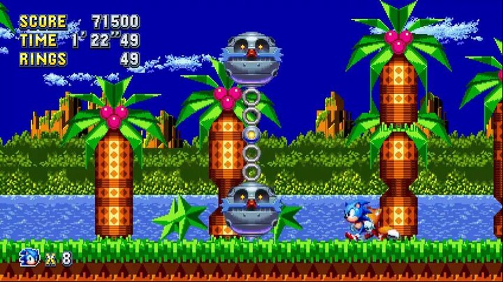 Sonic Mania Palmtree Panic Mod