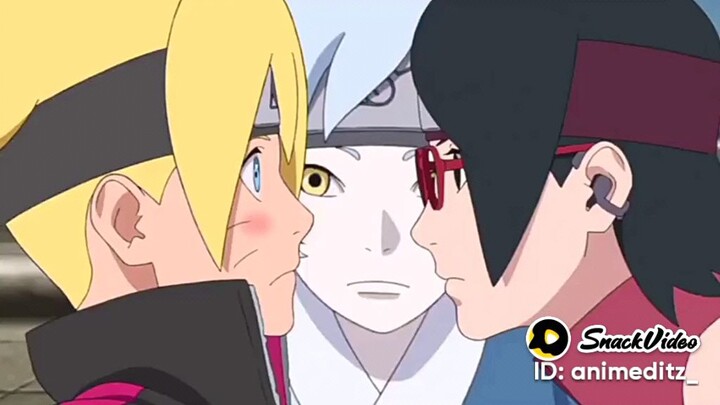 ketika muka Sarada di dekat kan di muka boruto🗿🗿🗿🗿
