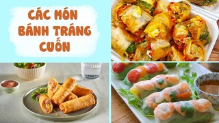 Giải Ngấy Với Các Món BÁNH TRÁNG CUỐN Ngon Bá Cháy