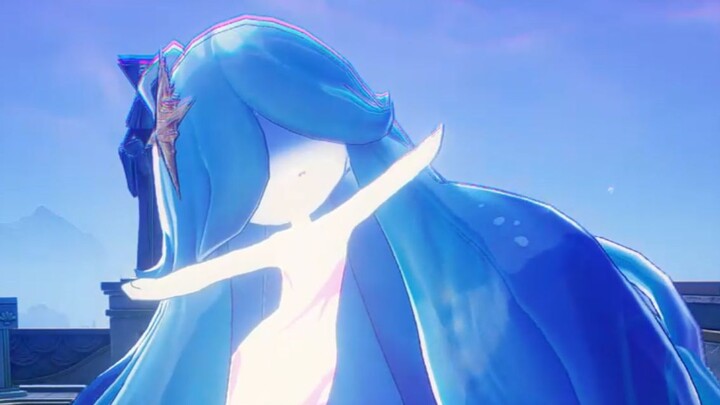 جنيّة البحر السحابيّة ترقص لمدة دقيقة واحدة