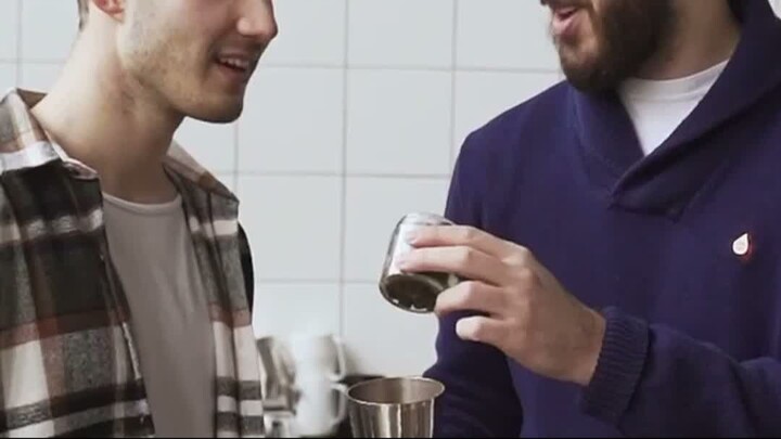 Coffee first. Talking second. (Ad · muuny.com)