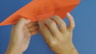 The paper airplane with the strongest sense of line, the interstellar flight surfing machine, flies 