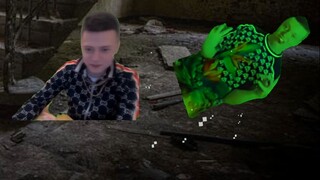 When I went exploring an old house with my friend
