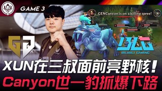 GEN vs BLG XUN menunjukkan jungler Moon di depan San Shu! Canyon, si singa nomor satu dunia, melakuk
