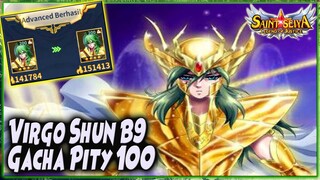 GACHA PITY 100 | Bikin VIRGO SHUN B9 , GG Gak Ya?! 🔥 Saint Seiya Legend of Justice