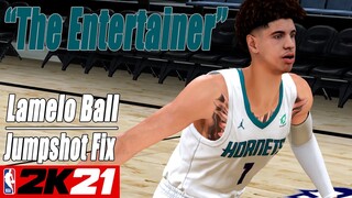 Lamelo Ball Jumpshot Fix NBA2K21 with Side-by-Side Comparison