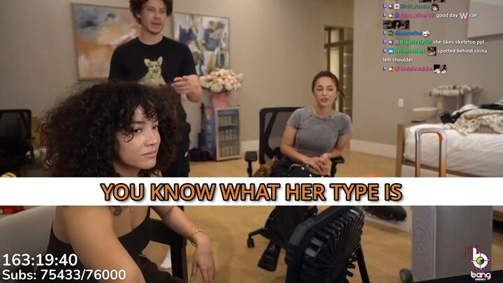 Cinna wants to set up Emily ft. Valkyrae & Rosii