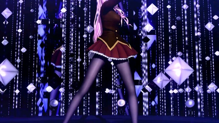 Black study! [Project DIVA mod] Railroad worker / Rose _ Theo [Low angle panchira upskirtpanty hose]