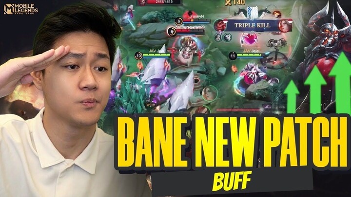 BANE NEW PATCH DI BUFF JADI CEPET GERAK ULTI HIU NYA - Mobile Legends