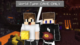 Aku dan NightD ke Bastion & Nether Fortress di Minecraft tapi CAVE ONLY