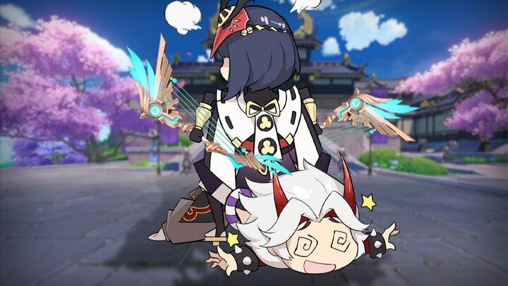 [Genshin Impact Card Draw] Arataki Ichito: Wait until I draw a special weapon.