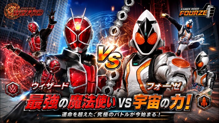 Story Battle Part 2 Kamen Rider Super Climax Heroes | Wizard vs Fourze |