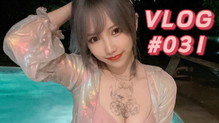 【VLOG】#031 Khoác lên mình đồ bơi vui đùa dưới nước | Người không biết bơi ở hồ bơi của homestay chỉ 