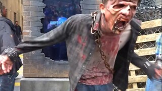 环球影城最受好评鬼屋，行尸走肉主题 The Walking Dead Attraction