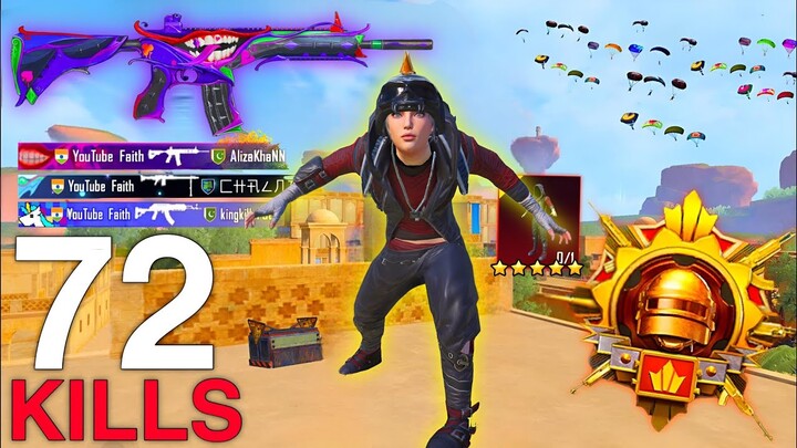 72 KILLS!🔥 IN 2 MATCHES FASTEST GAMEPLAY With BEST OUTFIT😍PUBG MOBILE