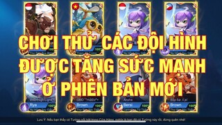 Bông chess. Chơi thử các đội hình được tăng sức mạnh ở phiên bản mới.