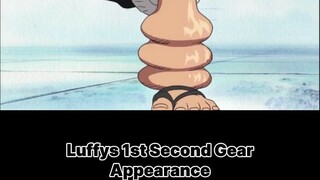 Luffys First Second Gear Appearance