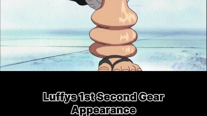 Luffys First Second Gear Appearance