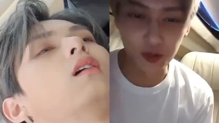 Junni's reaction to Tiantian's sleeping video