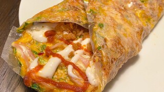 Bánh tráng nướng Đà Lạt bằng chảo_món ăn ngon dễ làm_Bếp Hoa