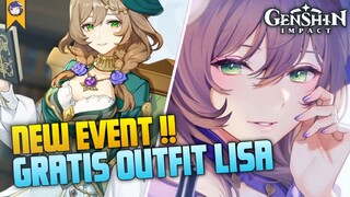 OUTFIT LISA VERSI AKADEMIYA ?!! Review Event Baru Merekah Kali Kedua || Genshin Impact Review