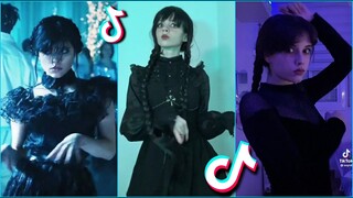 Wednesday Addams Dance - i'll Dance Dance Dance With My Hands Hands Hands - TikTok Compilation