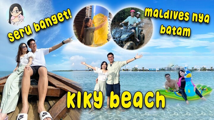 Kiki Beach MALDIVES nya BATAM!!! Kolam Renang Terluas Se-BATAM !!!
