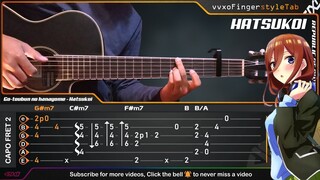 (Beautiful Song) Gotoubun no Hanayome (Season 2) Ending "Hatsukoi" Fingerstyle Guitar Cover TABS