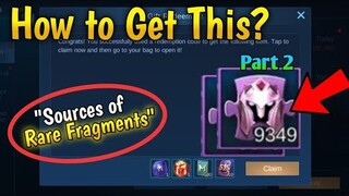 How to Get Rare Fragments? 2021 l Mobile Legends