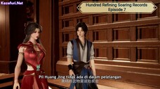 Hundred Refining Soaring Records Episode 7 Subtitle Indonesia