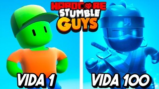 Stumble guys no modo hardcore!