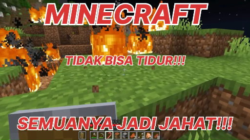 MINECRAFT - UDAH MALEM GAK BISA TIDUR!!! DISERANG SAMA KAKEK-KAKEK JAHAATT!!!