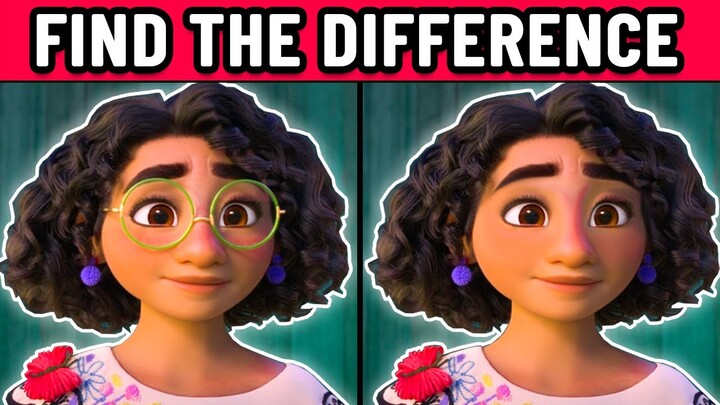 Bet You Can't Find The DIFFERENCE (98% FAIL) | ENCANTO Edition
