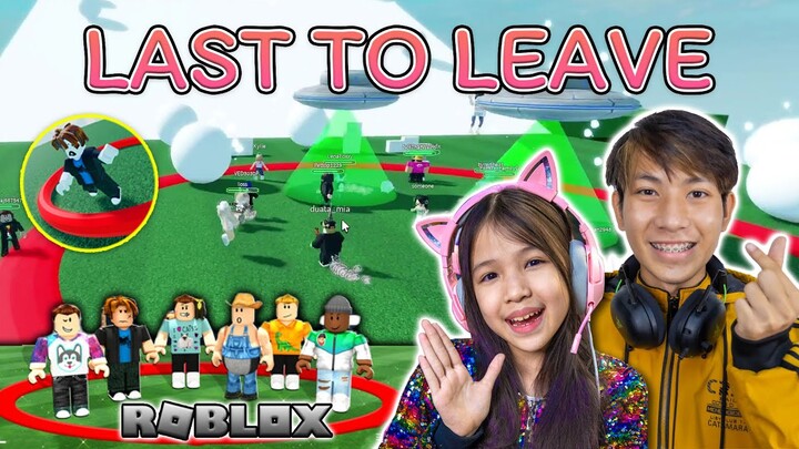 เอาชีวิตรอดในวงกลม Last To Leave [ Acid Rain ] [ Roblox ]