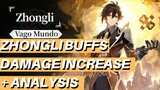 Zhongli's Buffs Analysis - Damage Breakdown + Calculations - Genshin Impact