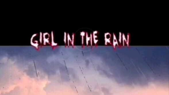 Girl in the rain 🥶