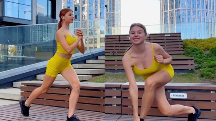 【体操小花】有氧晨练vlog