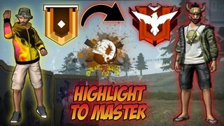 ROAD TO MASTER STANPAR GAMING|| FREE FIRE-BATTLEGROUND