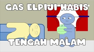 Gas Elpiji Habis Tengah Malam - Animasi Indonesia