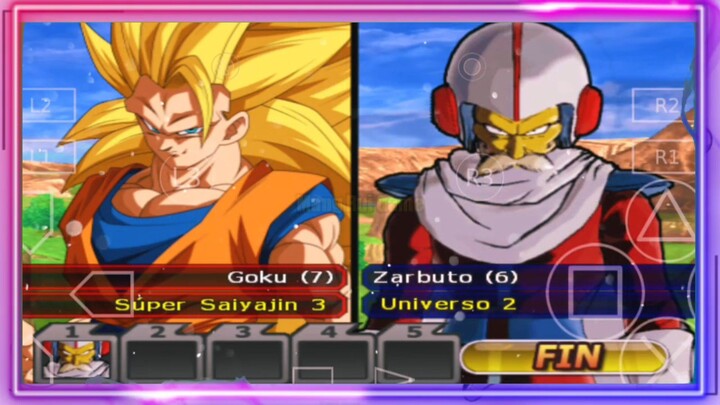 Goku SSJ 3 VS Zarbuto Universe 2 - DB MOD ANDROID GAMEPLAY